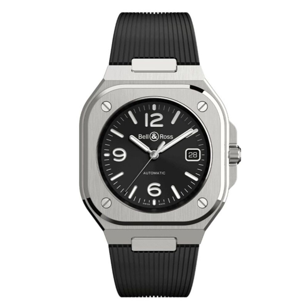 Bell & Rose Men's Classic Black Dial Watch - BR05A-BL-ST/SRB